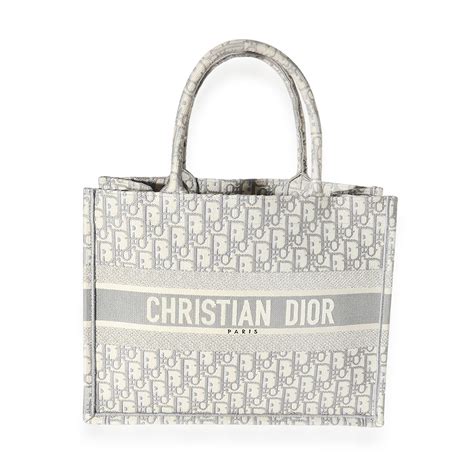 grey dior tote bag